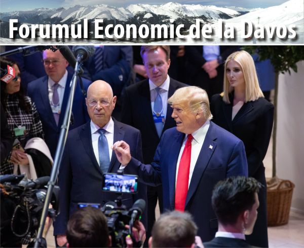 Donald Trump, preşedintele SUA, alături de Klaus Schwab, preşedinte executiv al Forumului Economic Mondial. Donald Trump, preşedintele SUA, alături de Klaus Schwab, preşedinte executiv al Forumului Economic Mondial.